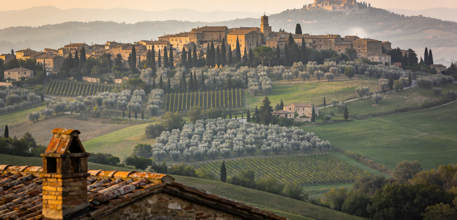 Tuscan Countryside Sunset